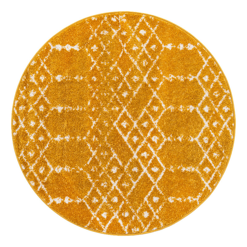 Lazaro Geometric Indoor Rug, Round 3'