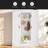 Hall Tree With Bench And 3 Hooks, Modern Entryway Storage Organizer Cabinet With 4 Doors, 1 Drawer And Adjustable Shelves For Hallway, Entryway, Living Room-2012769932