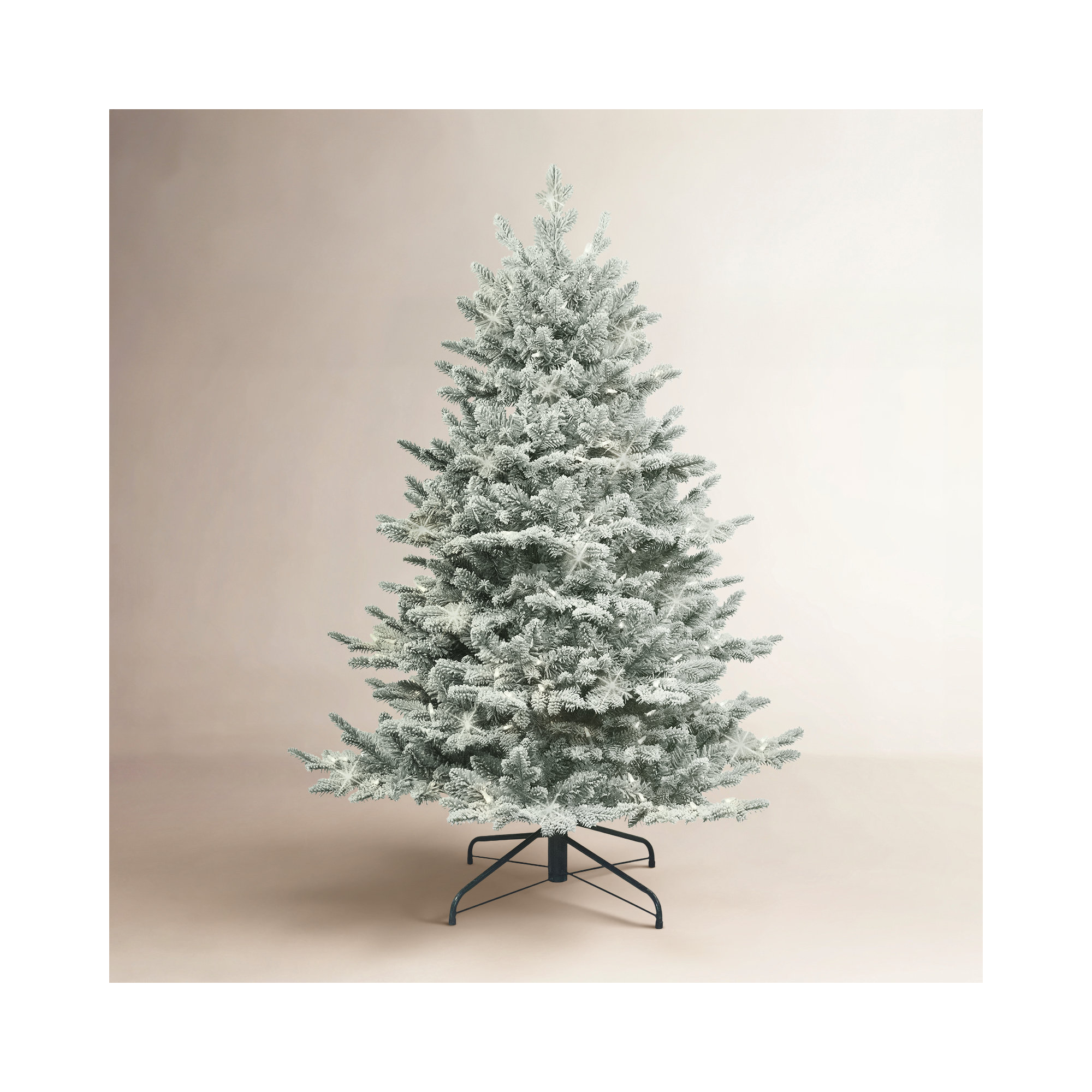 54' Lighted Artificial Fir Christmas Tree