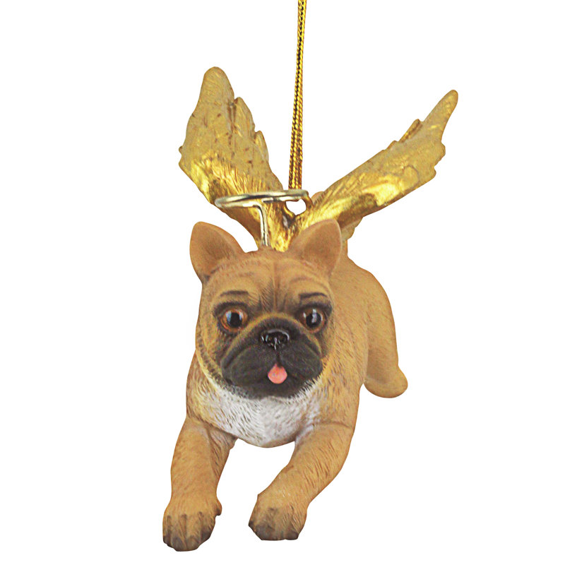 Pug Holiday Dog Angel Holiday Ornament