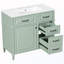 Meuble-lavabo autoportant avec tiroirs et tablette-823439218