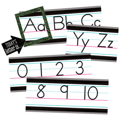Alphabet de campagne moderne