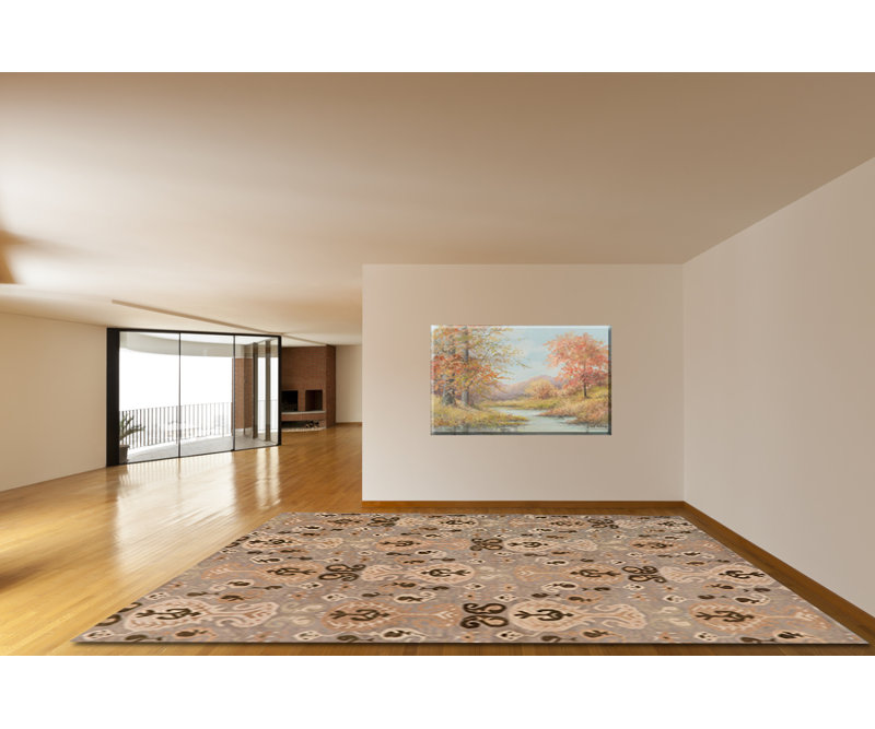 Acaia Wool Paisley Indoor Rug, Rectangle 8' x 11'