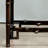 Handcrafted Bamboo Table Carbonized Weave Spacious