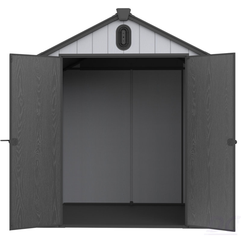 XWT012-1 Remise de rangement en plastique 6 * 8Ft pour grand jardin