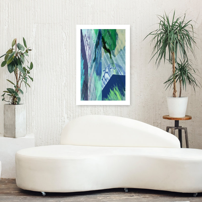 Art contemporain, art contemporain abstrait, H 36 po x l 24 po