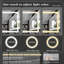 Miroir de salle de bain 72 "x 36" à DEL avec antibuée et capteur tactile - Miroir mural moderne sans cadre pour meuble-lavabo, salle de douche ou vestiaire