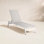 Yves 23" Patio Chaise Lounge