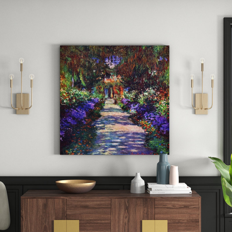 Claude Monet - Wrapped Canvas Painting, 70cm H x 70cm W x 1.8cm D