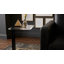 Table d'appoint ronde moderne en acrylique pour salon - Style sculptural, profil étroit et élégant, design fonctionnel pour la chambre - 61 cm