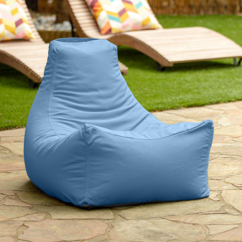 Fauteuil à billes Juniper, Sunbrella bleu océan