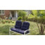Ensemble de coussins de chaise en rotin trois pièces, imperméables et résistants aux rayons UV, avec des fonds antidérapants, convenant aux coussins de mobilier d'extérieur - rouge-478045677