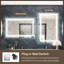 Kaelia LED Lighted Bathroom Vanity Mirror Memory Function Anti-fog Wall Mirror-457156283
