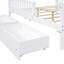 Lit double en bois robuste avec garde-corps et deux tiroirs de rangement pour une chambre à coucher sécurisée-662561073-662561072