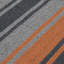 Tapis réversible en mélange de laine Caitlin - gris anthracite / orange-17894040