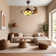 42 Inch Tri Colour Dimming Strip With Remote Control Adjustable Fan Pendant Light