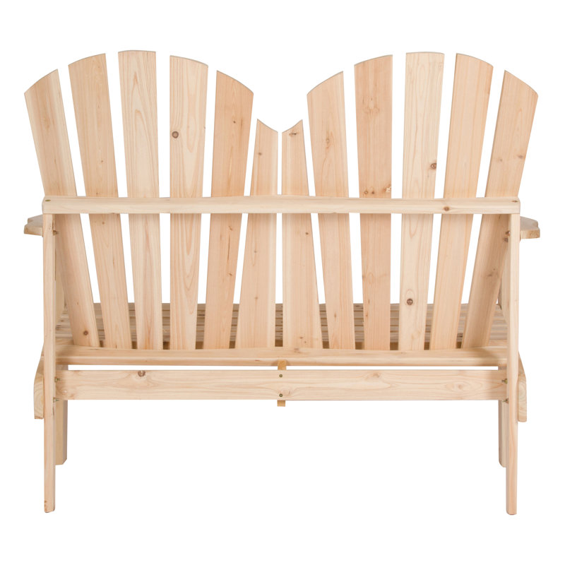 Banc extérieur Adirondack Alisz, Brun brûlé