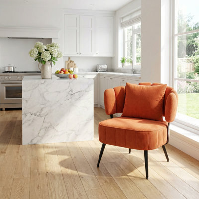 Fauteuil demi-tonneau Comfy Modern Accent