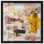 Décoration murale Expressive Canvas II Shadowbox par Art Remedy, cadre noir, 21 x 21