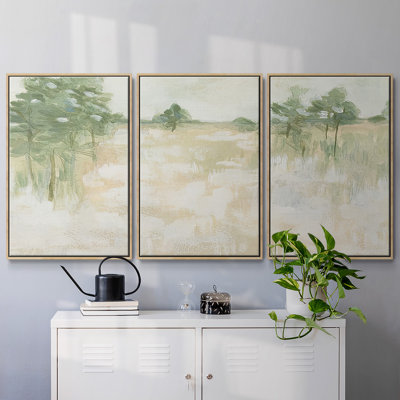 Soft Focus Field I - 3 pièces, reproduction sur toile