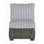 Rustic Woven Sectional Slipper Chair-373560978-373560963-373559788