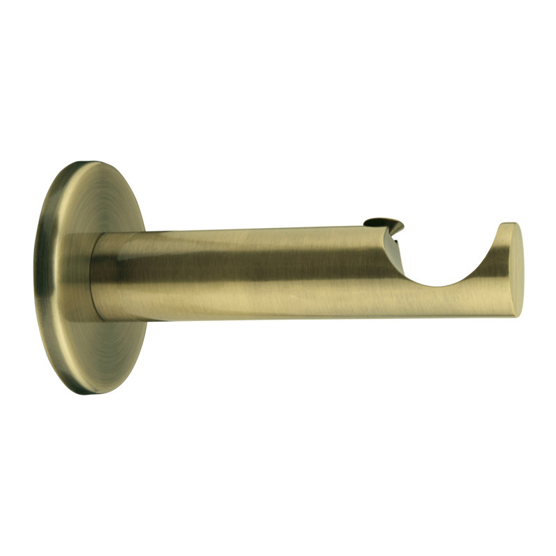 Alirah 2.8cm Single Pole, 120cm, Spun Brass
