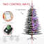 Arbre de Noël artificiel illuminé 6,5 pi avec branches enneigées