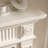 Beige Solid Wood Electric Fireplace