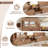 Platform Bed With Built-in Bookshelves And Storage Drawers,safety Staircase Design Safety Rails, Easy Assemble ( shelves)-1043661210-1042526991