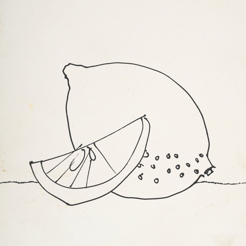 «Lovely Lemons II», impression sur toile tendue, H 20 po x l 20 po, No, Toile tendue