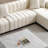 Channel Tufted Sofa Velvet Upholstered Modular Sofa-1361403030
