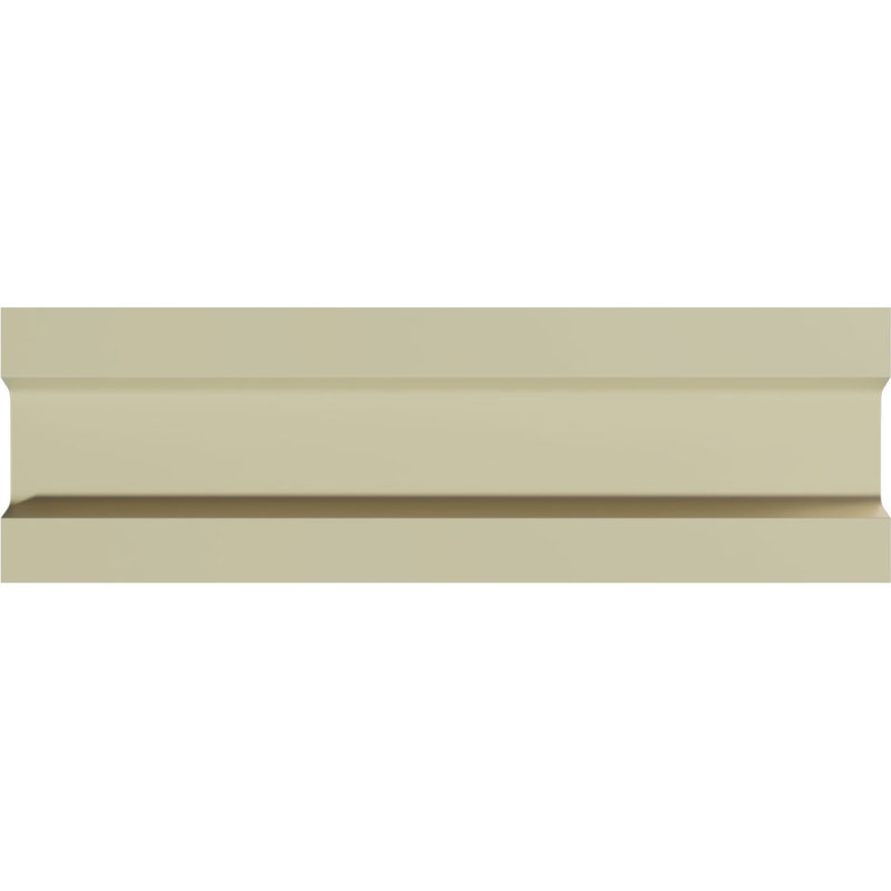 Primed Urethane Geometric Panel Moulding Sample, 12 in.