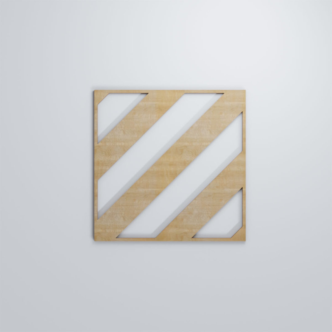 Strymon 11.38" x 11.38" Wall Paneling in Wood/White Ekena Millwork