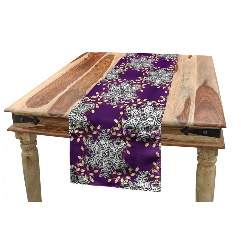 Floral Table Runner, 120" x 16", Floral 1