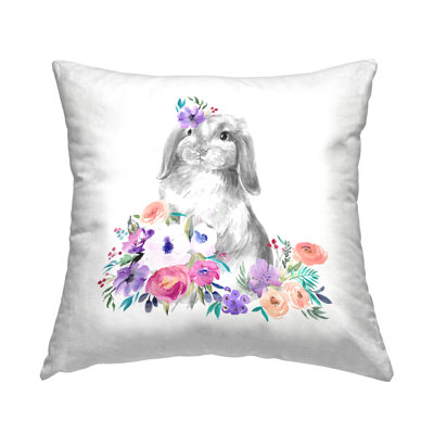 Pakarad Floral Polyester Throw Pillow
