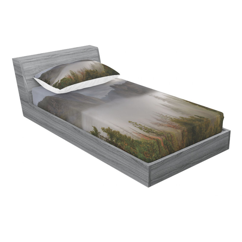 Microfiber Fitted Sheet, Twin XL Sheet Set with Fitted Sheet