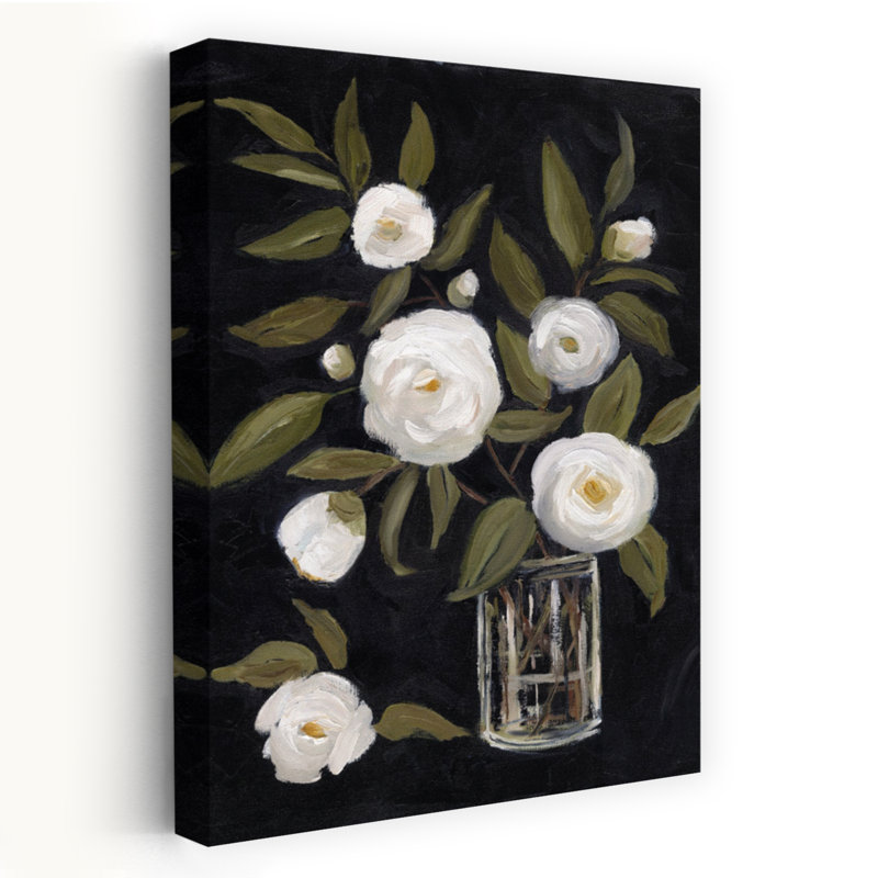 Art floral contemporain, H 60 po x l 40 po