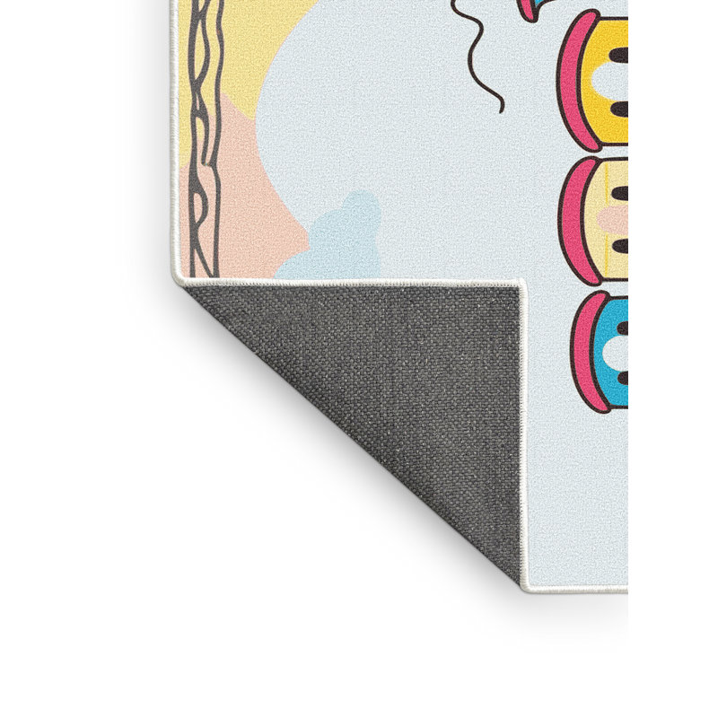 Tapis pour enfant Zoomie, Rectangulaire 3 pi x 5 pi