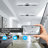 46.45" Dimmable LED Flush Mount