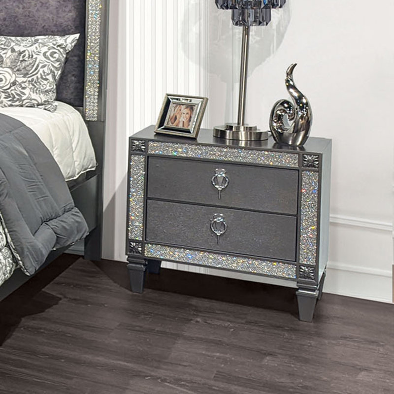 Mukadder 2-Drawer Nightstand