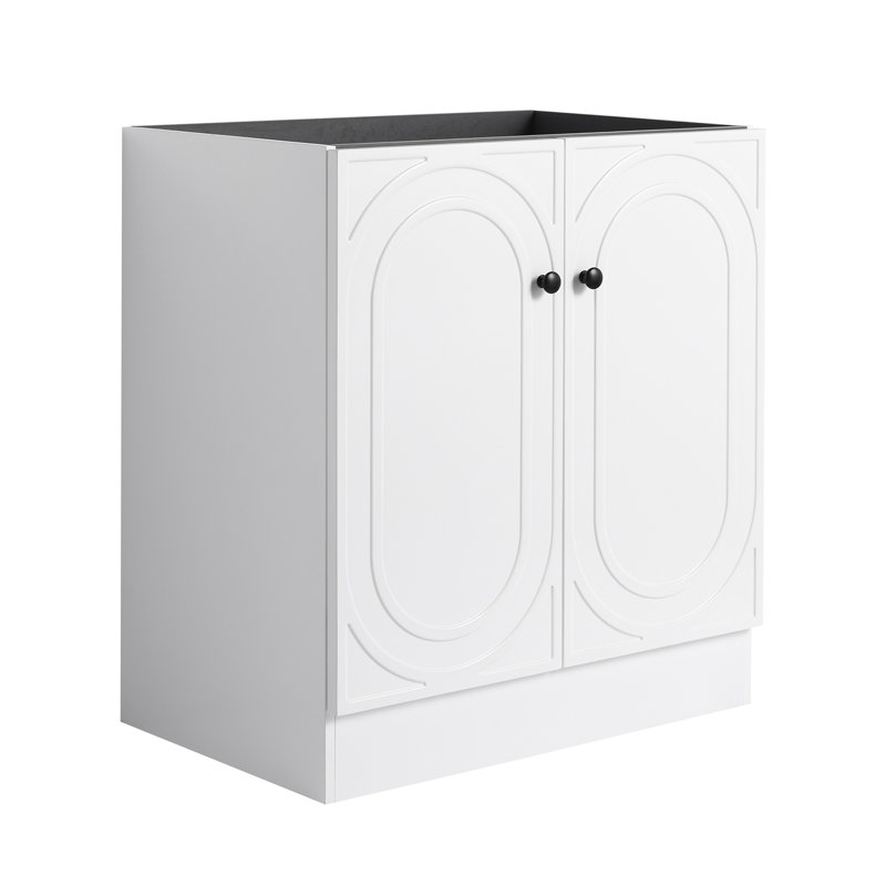 Freestanding Bathroom Vanity-Excluding Sink, White