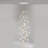 37 - Light Clear/White Cluster Pendant-28040335