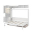 Lit escamotable double avec canapé, port USB, tablettes et lumière-877909447-877909446