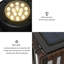 The Water-Resistant Portable Solar Light With Rattan & ABS Light Lampshade
