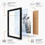 Giraffe Portrait Modern - Framed Print-988695230-988695171