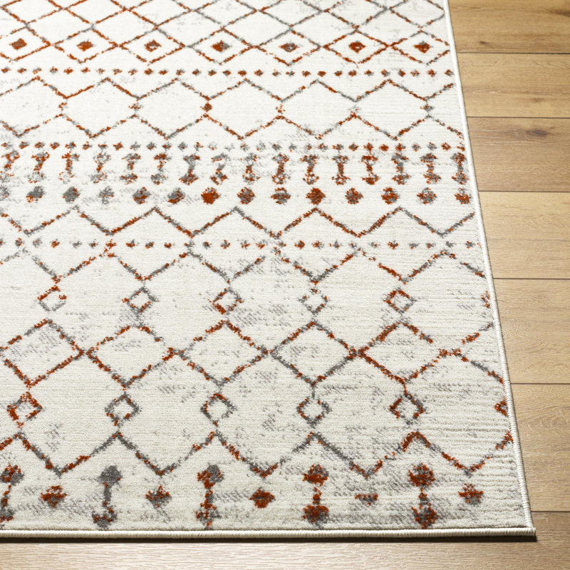 Docia Performance Chevron Indoor Rug, Rectangle 7'10" x 10'