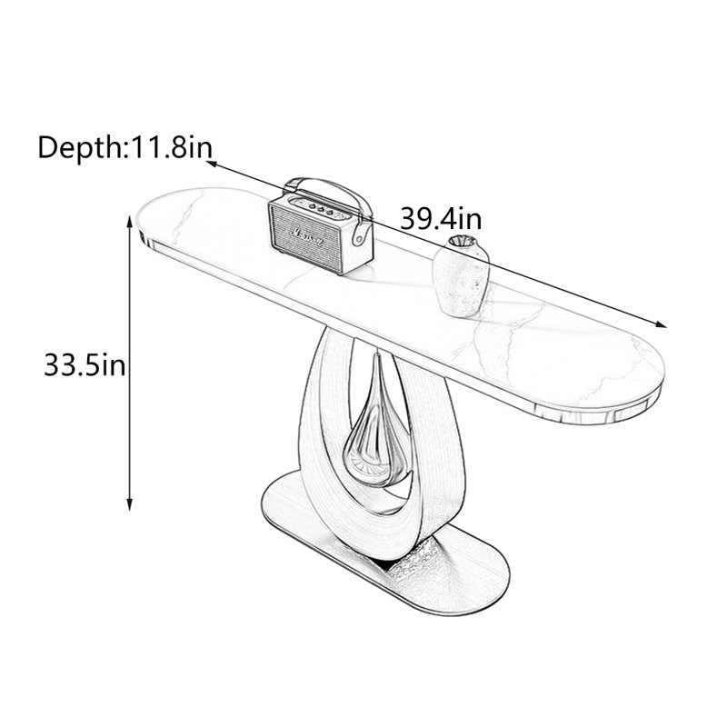 Southerland, 33.5" H x 39.4" W x 11.8" D