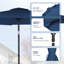 3m Large Paraso With UV, Garden Sun Shade Canopy Patio With Crank Tilt, Outdoor Umbrella  -843815737