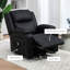 Lift Chair, PU Leather Recliner Chair with Side Pockets, Black