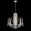 Siena 8 Light 30in x 31in Chandelier with Crystal Tusks in White with Clear Radiance Crystals-4349362-4349360